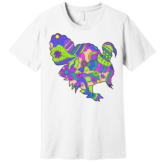 Colorful Turkey Abstract Premium T-Shirt