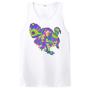 Colorful Turkey Abstract PosiCharge Competitor Tank