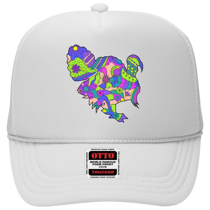 Colorful Turkey Abstract Trucker Hat