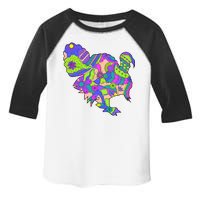 Colorful Turkey Abstract Toddler Fine Jersey T-Shirt