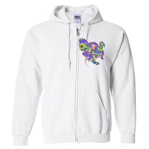 Colorful Turkey Abstract Full Zip Hoodie