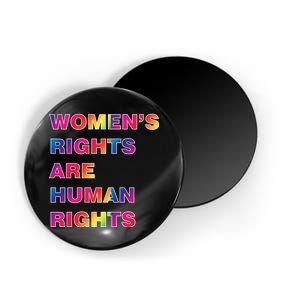 Colorful Women's Rights Are Human Rights Magnet