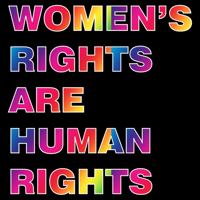 Colorful Women's Rights Are Human Rights Toddler T-Shirt