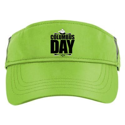 Columbus Day Adult Drive Performance Visor