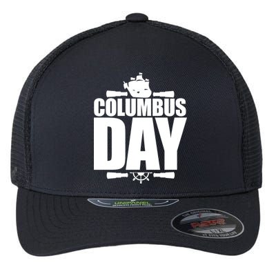 Columbus Day Flexfit Unipanel Trucker Cap