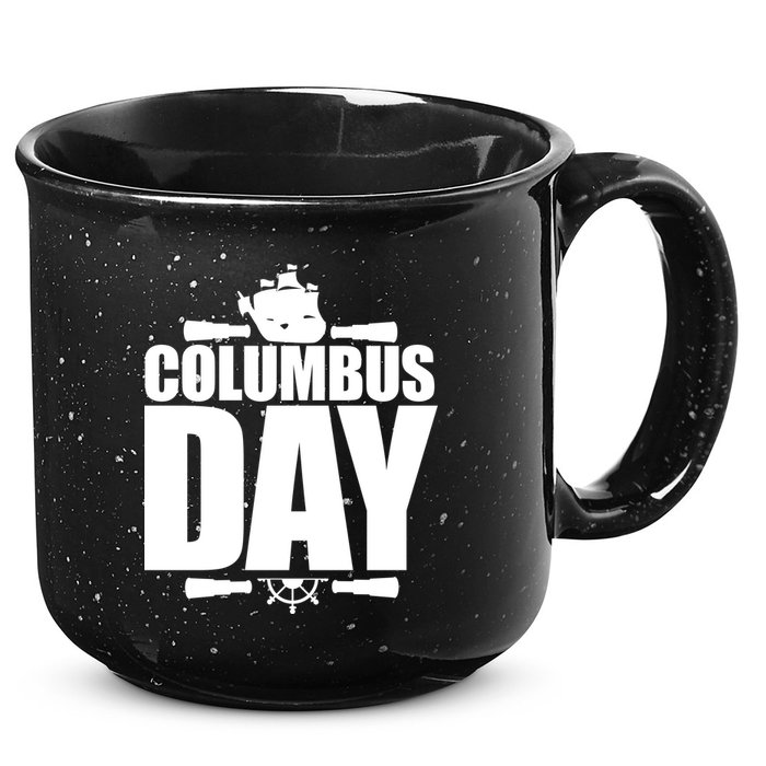 Columbus Day 15oz Campfire Ceramic Mug