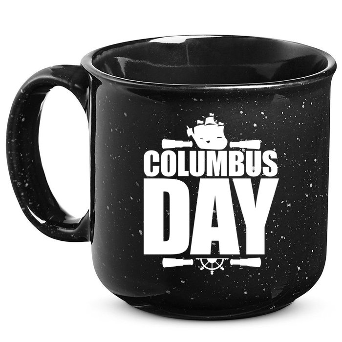 Columbus Day 15oz Campfire Ceramic Mug