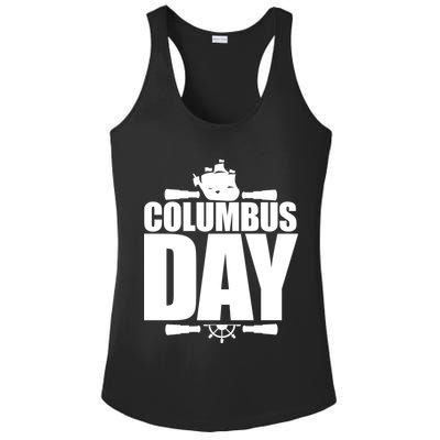Columbus Day Ladies PosiCharge Competitor Racerback Tank