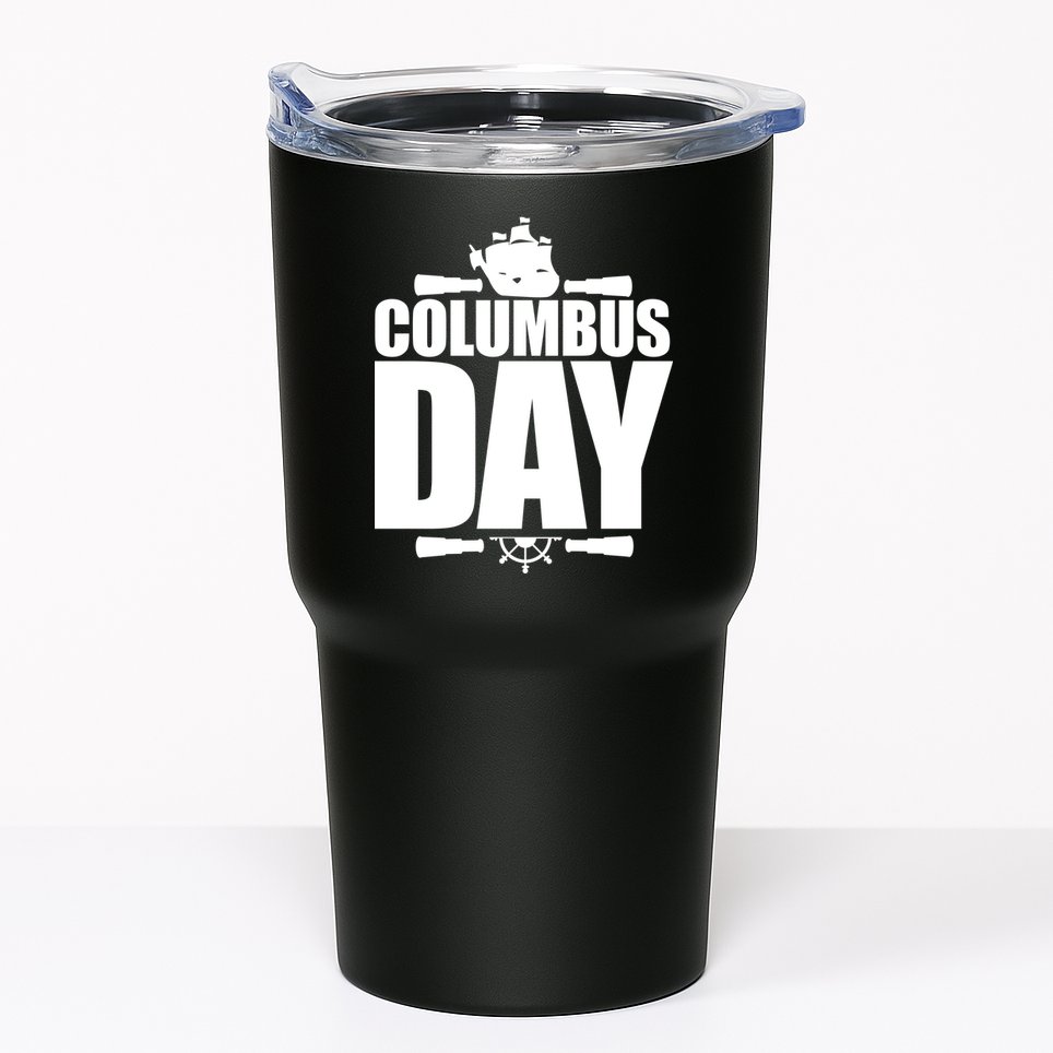 Columbus Day Tumbler