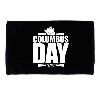 Columbus Day Microfiber Hand Towel