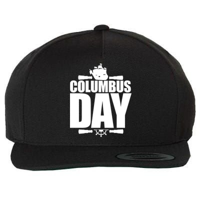 Columbus Day Wool Snapback Cap