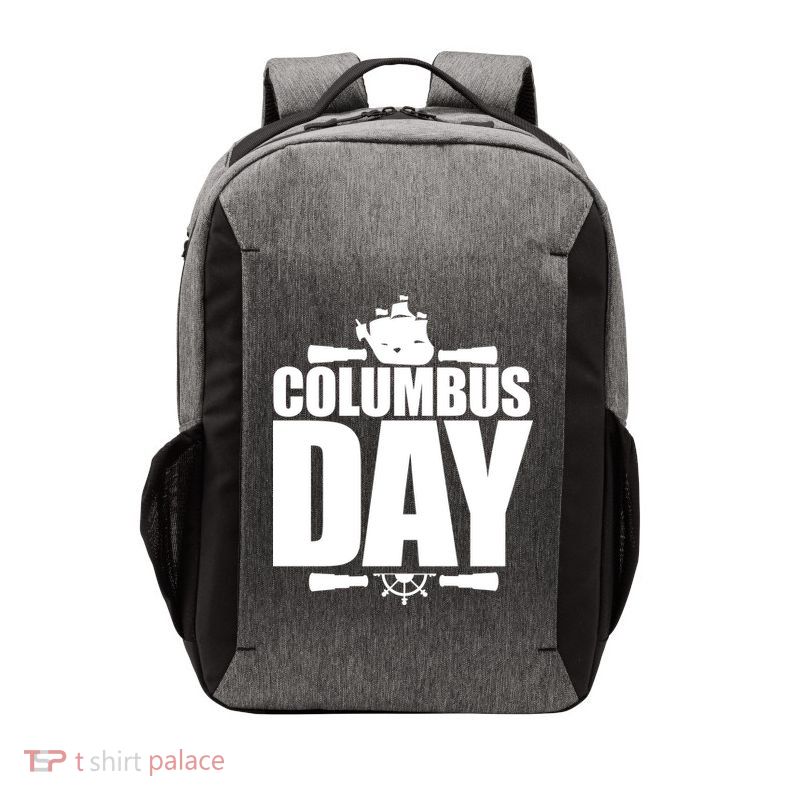 Columbus Day Vector Backpack