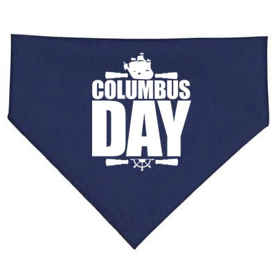 Columbus Day USA-Made Doggie Bandana