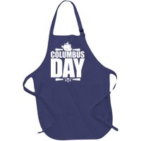 Columbus Day Full-Length Apron With Pockets