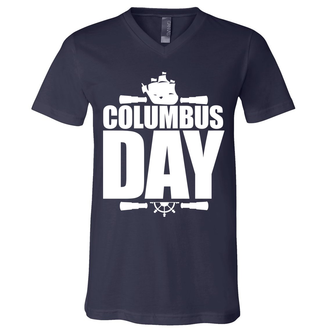 Columbus Day V-Neck T-Shirt
