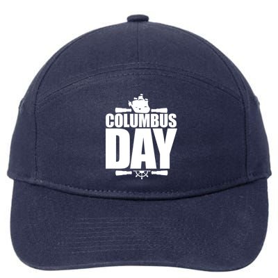 Columbus Day 7-Panel Snapback Hat