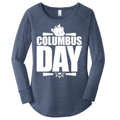 Columbus Day Women's Perfect Tri Tunic Long Sleeve Shirt