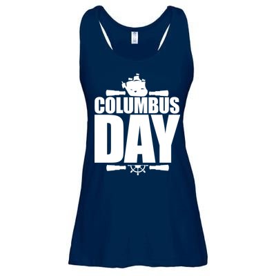 Columbus Day Ladies Essential Flowy Tank