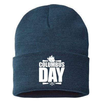 Columbus Day Sustainable Knit Beanie