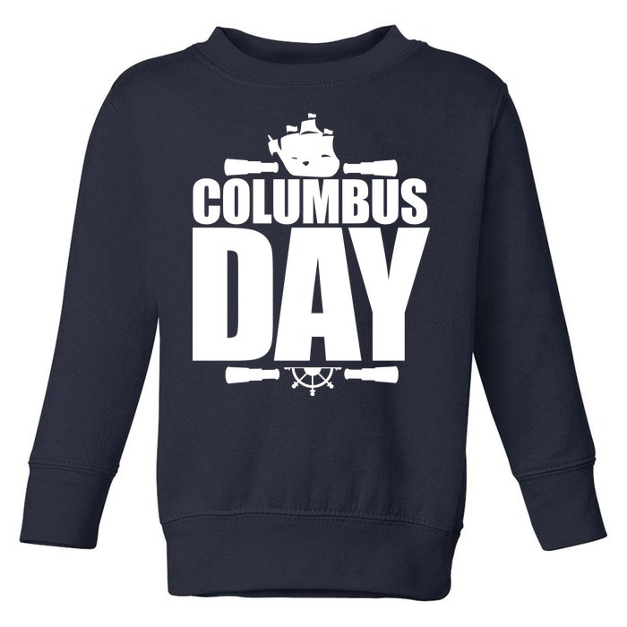 Columbus Day Toddler Sweatshirt