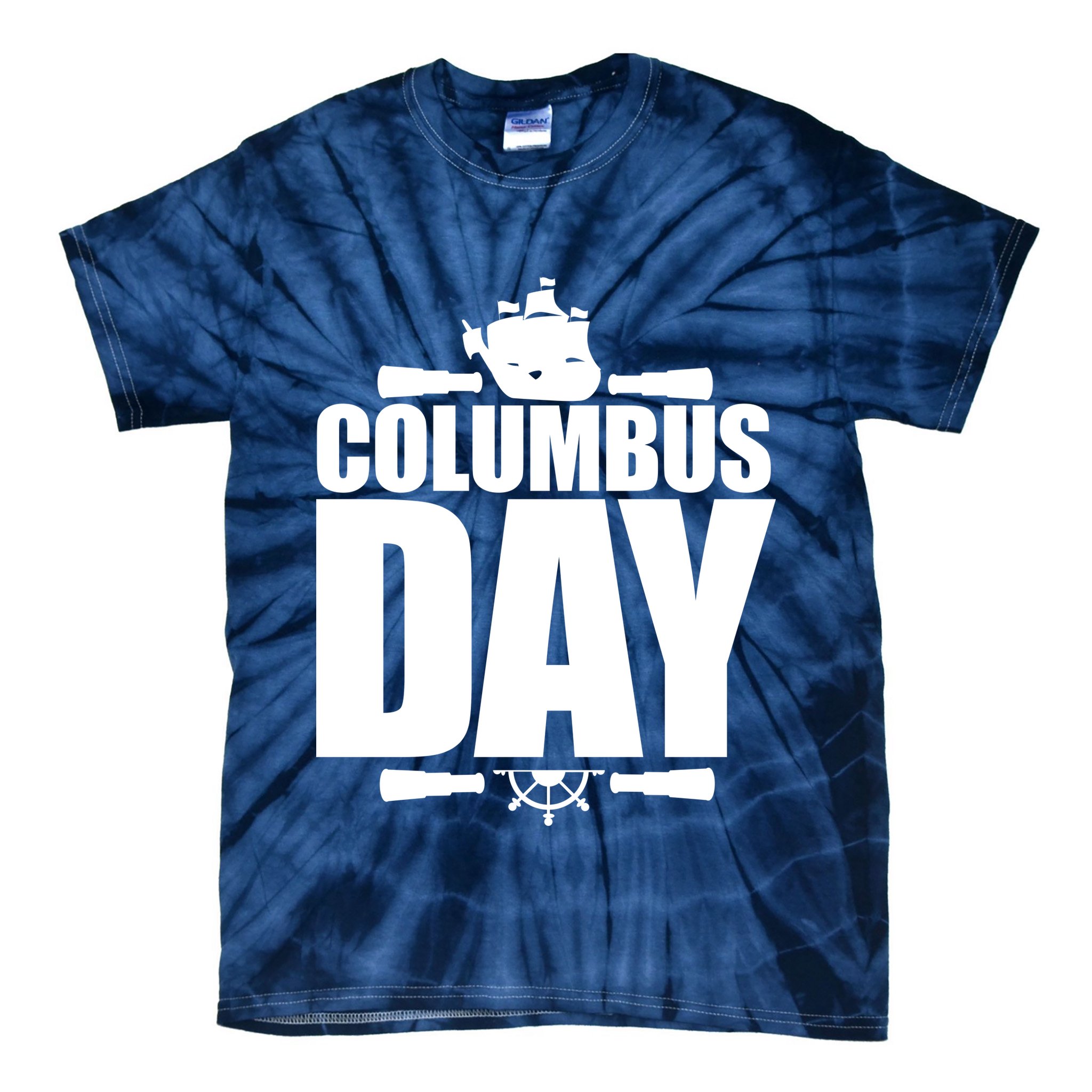 Columbus Day Tie-Dye T-Shirt