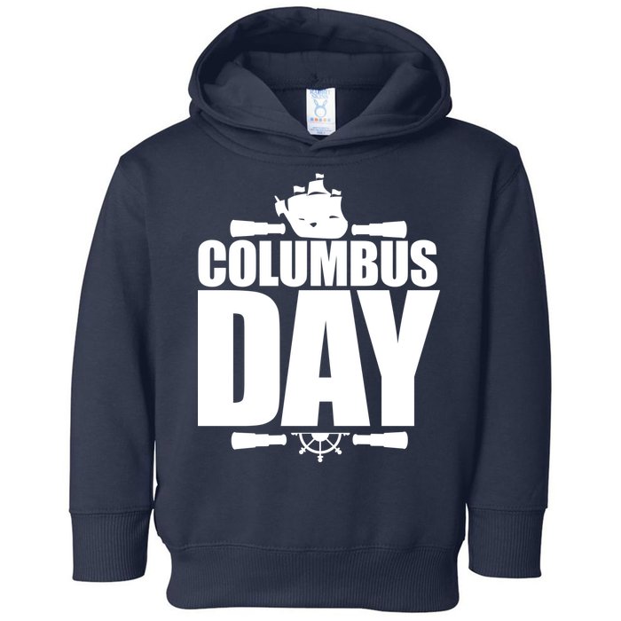 Columbus Day Toddler Hoodie