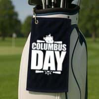 Columbus Day Golf Towel