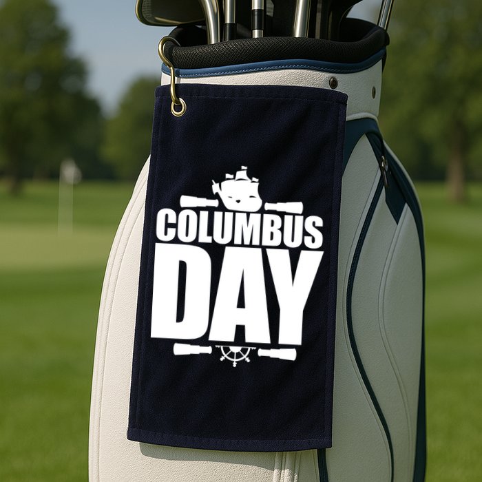 Columbus Day Golf Towel