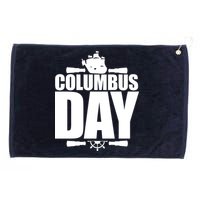 Columbus Day Grommeted Golf Towel