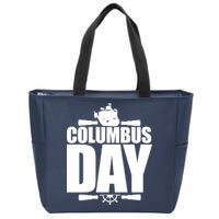 Columbus Day Zip Tote Bag