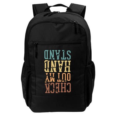 Check Out My Handstand Gymnastics And Gymnast Daily Commute Backpack