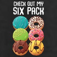 Check Out My Six Pack Donut Great Gift Funny Gym Gift Adult Drive Performance Visor