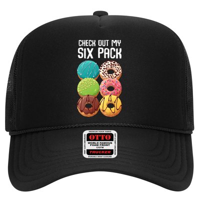 Check Out My Six Pack Donut Great Gift Funny Gym Gift Trucker Hat