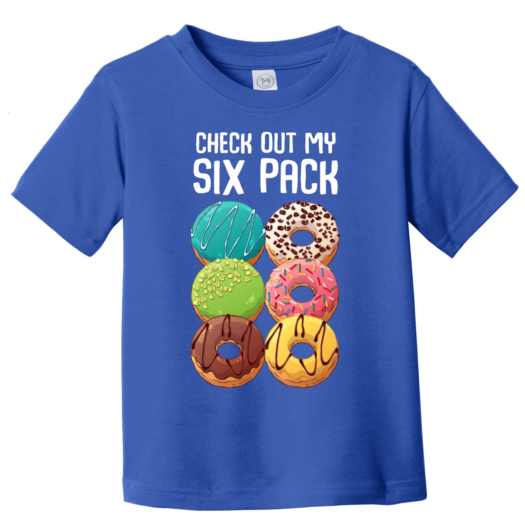 Check Out My Six Pack Donut Great Gift Funny Gym Gift Toddler T-Shirt