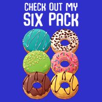 Check Out My Six Pack Donut Great Gift Funny Gym Gift Toddler T-Shirt