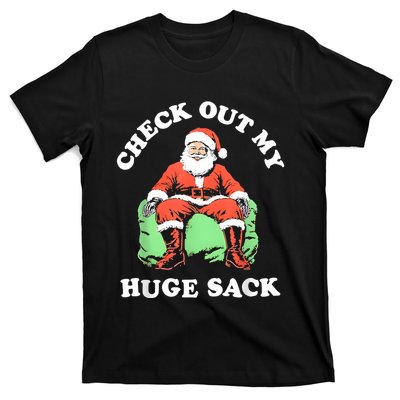 Check Out My Huge Sack Santa Christmas 2024 T-Shirt