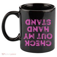 Check Out My Handstand Funny Gymnastics Gift 11oz C Handle Ceramic Mug