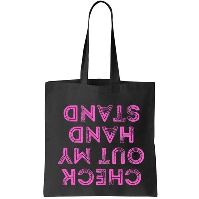 Check Out My Handstand Funny Gymnastics Gift Bag