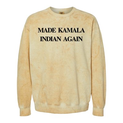 Candace Owens Made Kamala Indian Again Colorblast Crewneck Sweatshirt