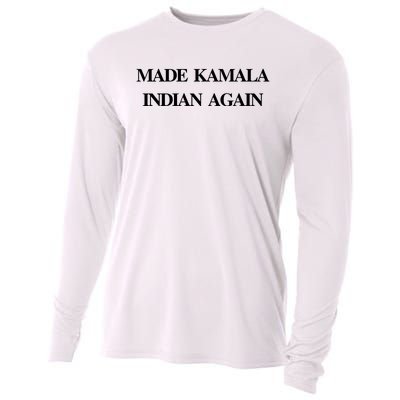 Candace Owens Made Kamala Indian Again Cooling Performance Long Sleeve Crew