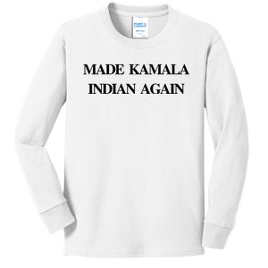 Candace Owens Made Kamala Indian Again Kids Long Sleeve Shirt