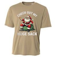 Check Out My Huge Sack Santa Clause Christmas Xmas 2024 Cooling Performance Crew T-Shirt