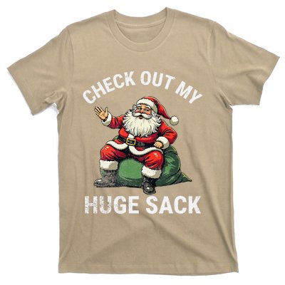 Check Out My Huge Sack Santa Clause Christmas Xmas 2024 T-Shirt