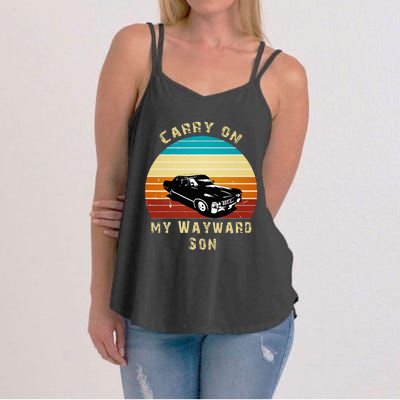 Carry On My Wayward Son Vintage Women's Strappy Tank