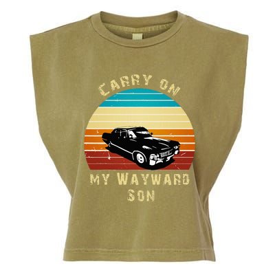 Carry On My Wayward Son Vintage Garment-Dyed Women's Muscle Tee