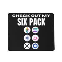 Check Out My Six Pack, Funny Gym Crypto Altcoin Lovers Meme Mousepad