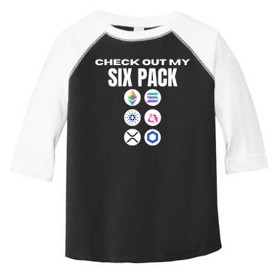 Check Out My Six Pack, Funny Gym Crypto Altcoin Lovers Meme Toddler Fine Jersey T-Shirt