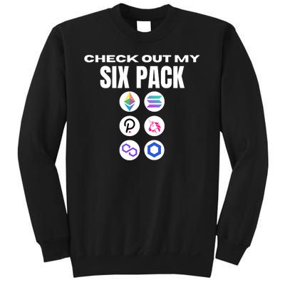 Check Out My Six Pack, Funny Gym Crypto, Funny Altcoin Sweatshirt