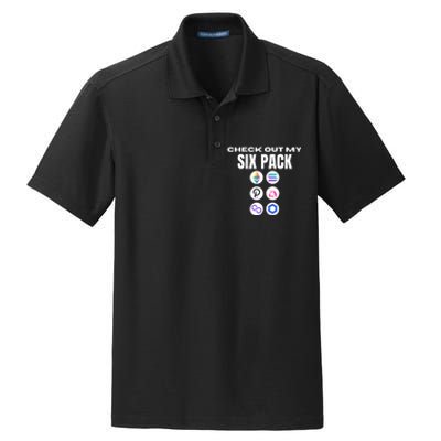 Check Out My Six Pack, Funny Gym Crypto, Funny Altcoin Dry Zone Grid Polo