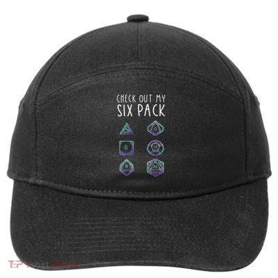 Check Out My Six Pack 7-Panel Snapback Hat